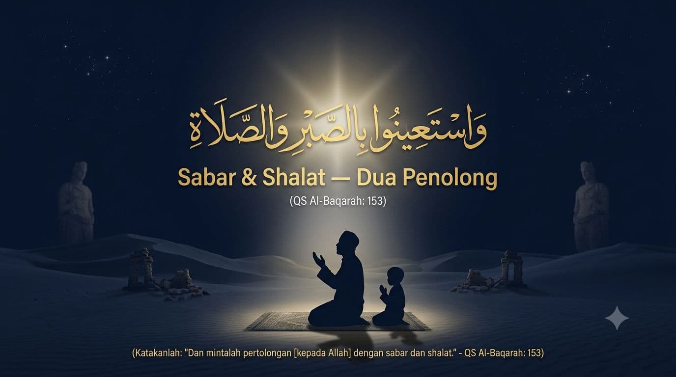Tafsir QS. Al-Baqarah: 153 — Sabar & Shalat, Dua Penolong Sejati