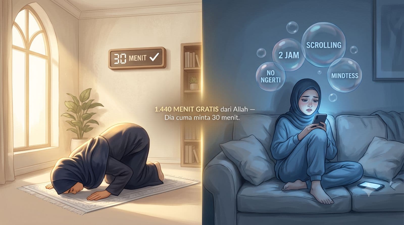 30 Menit dari 1.440