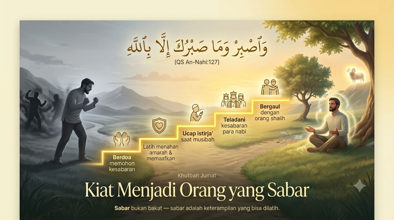 KIAT MENJADI ORANG SABAR