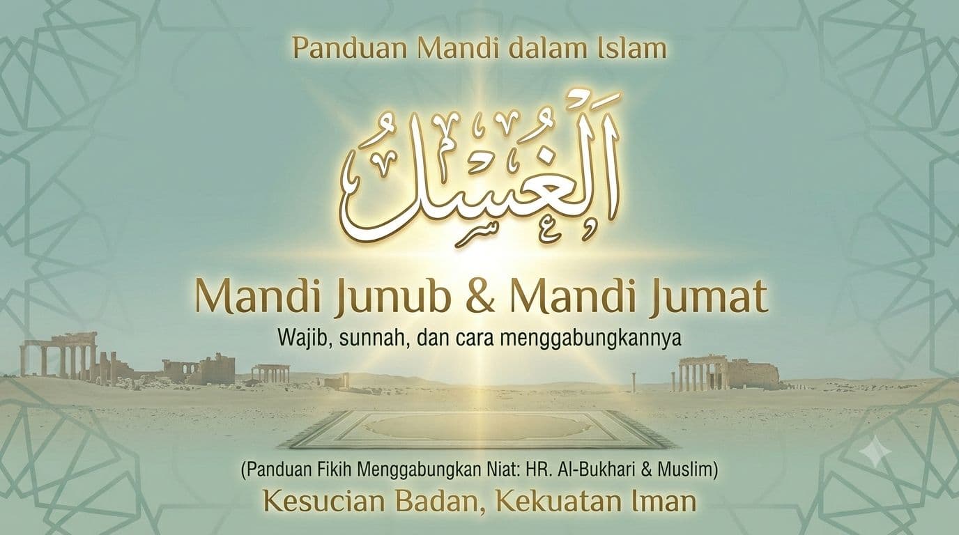 Mandi Junub dan Mandi Jumat: Hukum serta Cara Menggabungkannya