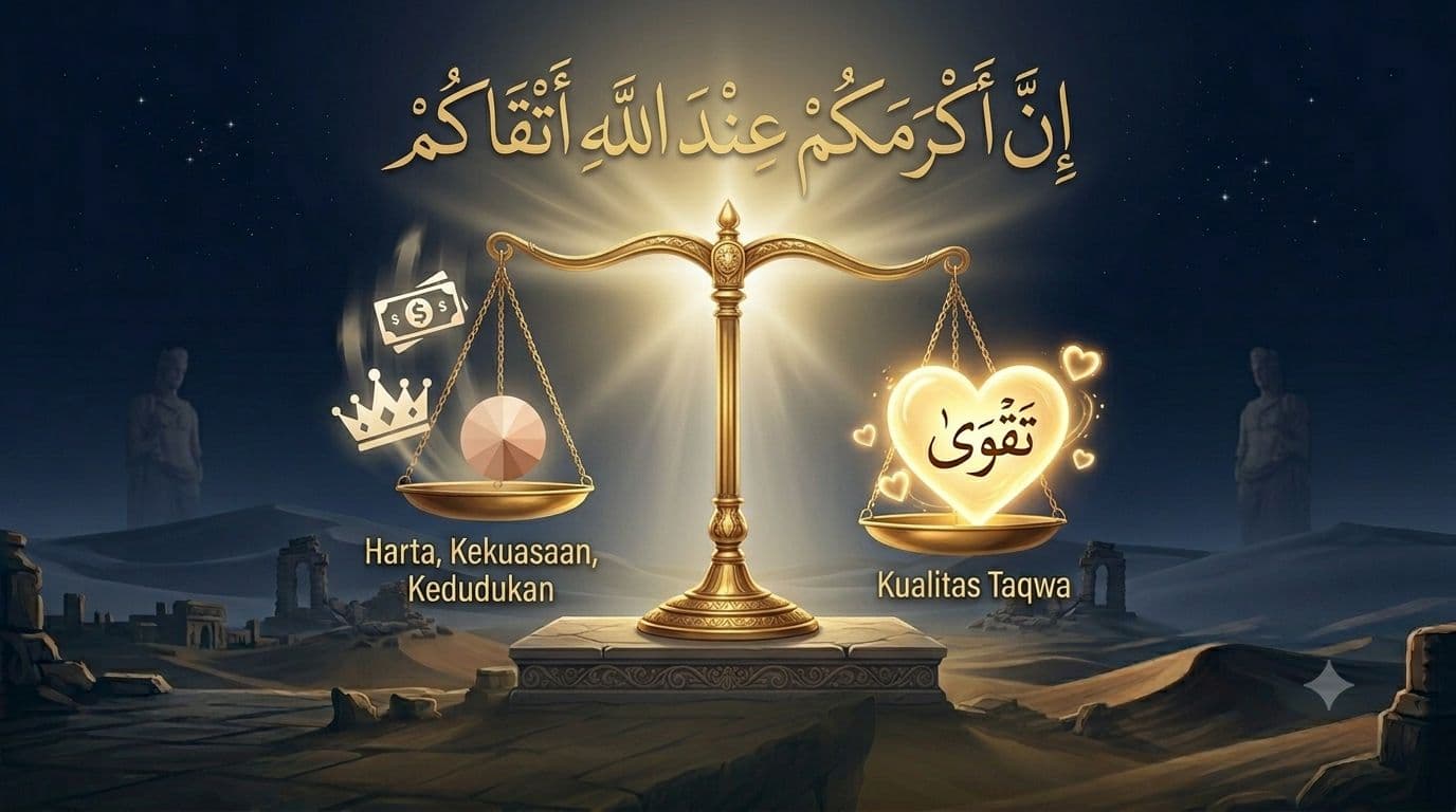 Tafsir QS. Al-Hujurat: 13 — Kemuliaan Diukur dengan Takwa, Bukan Nasab